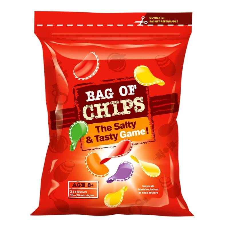 Paquet de chips, jeux de societe