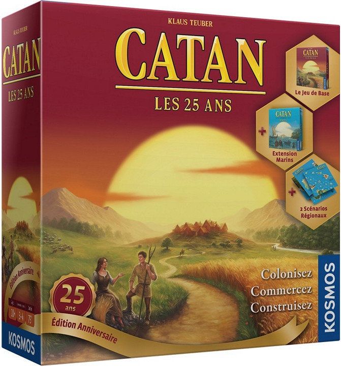 Catan - les 25 ans - édition anniversaire (couverture)