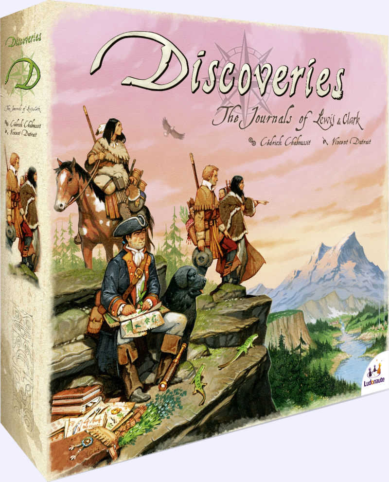 Discoveries, le journal de Lewis & Clark (couverture)
