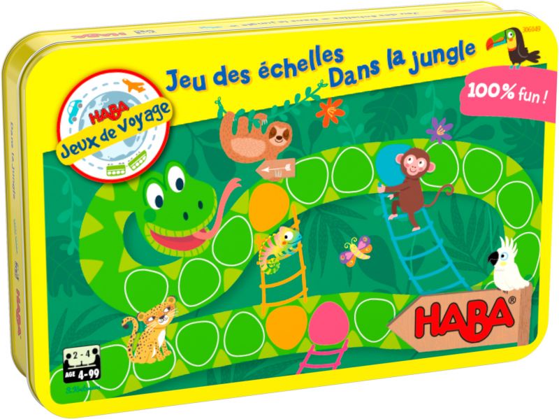 Jeu des échelles dans la jungle - jeu magnétique (couverture)