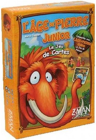 L'âge de pierre junior - jeu de cartes (couverture)