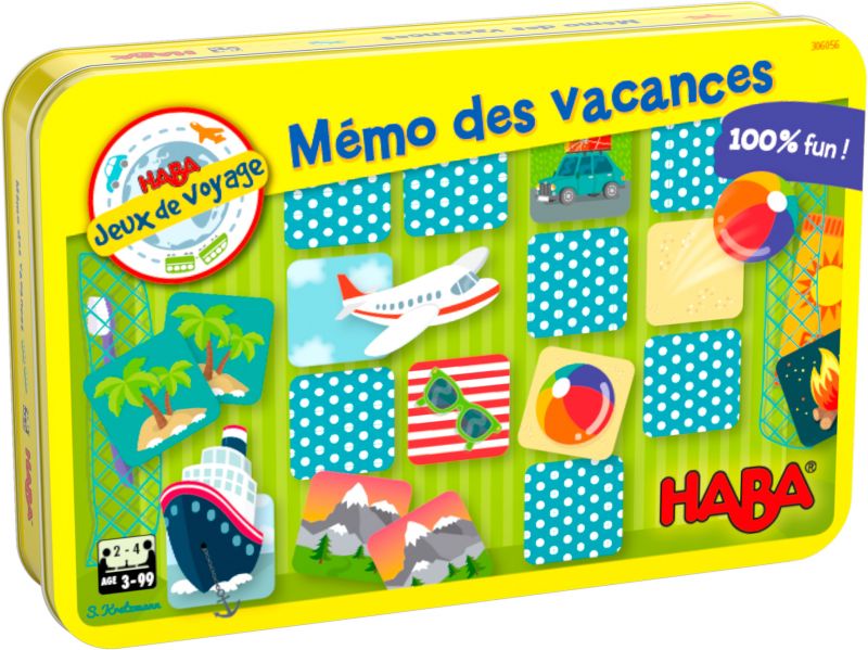 Mémo des vacances - jeu magnétique (couverture)