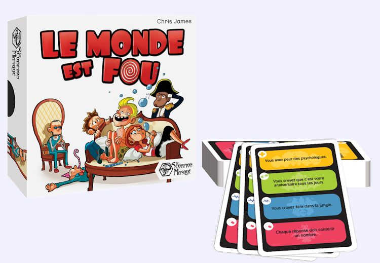 Le Monde Est Fou Jeu De Société Chez Jeux De Nim