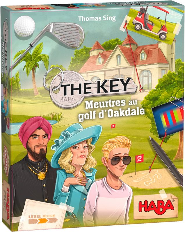 The Key - Meurtres au golf d'Oakdale (couverture)