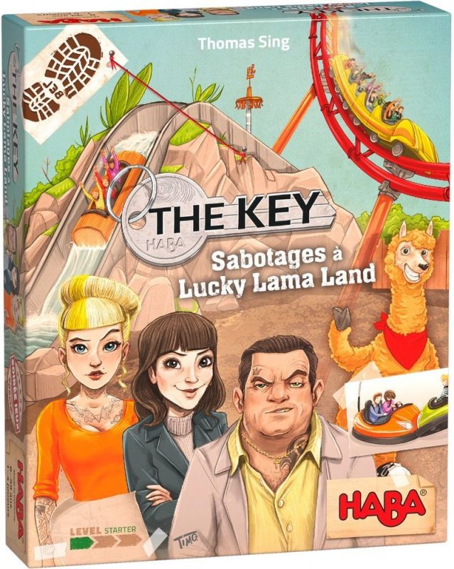 The key - Sabotage à Lucky Lama Land (couverture)